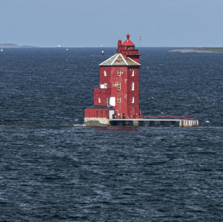 Leuchtturm vor der norwegischen Küste