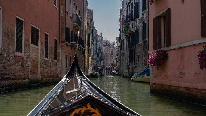 In den Kanälen von Venedig