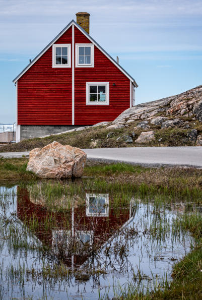 Rotes Haus in Ilulissat