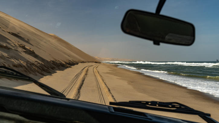 Auf dem Weg zum Sandwich Harbour