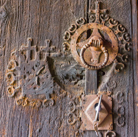 Schloss der Stabkirche Urnes