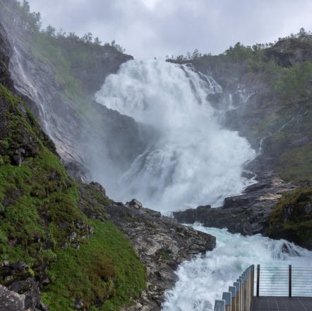 Kjosfossen an der Flambahn