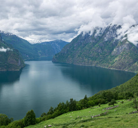 Sognefjord - Ausblick vom Stegastein