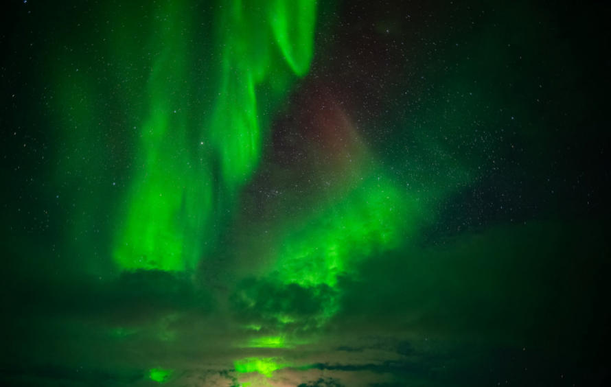 Polarlichtbeobachtung an Bord der MS Nordkapp/Hurtigruten