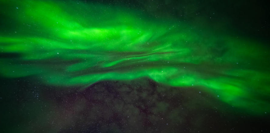 Polarlichtbeobachtung an Bord der MS Nordkapp/Hurtigruten