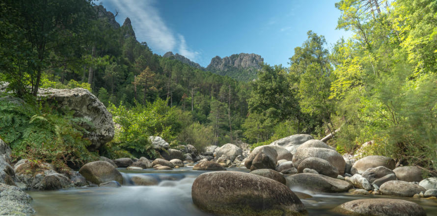 Gebirgslandschaft am Fiumorbu