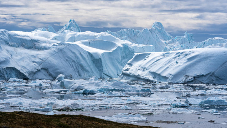 Eisstau am Icefjord