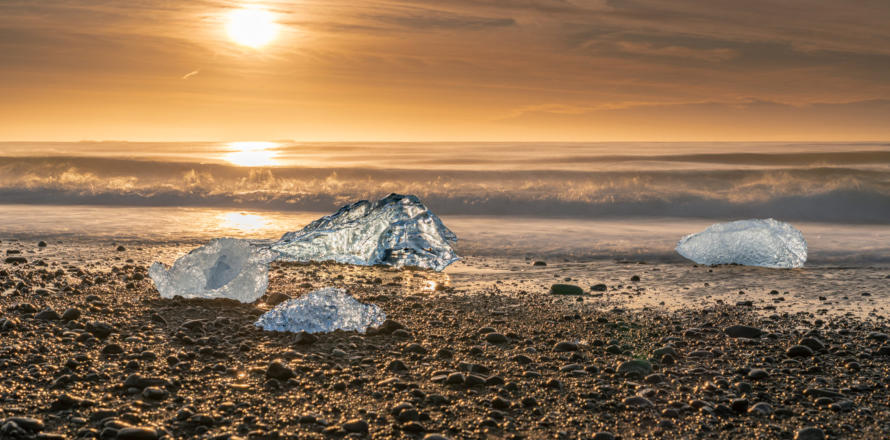 Sonnenaufgang am Diamond Beach