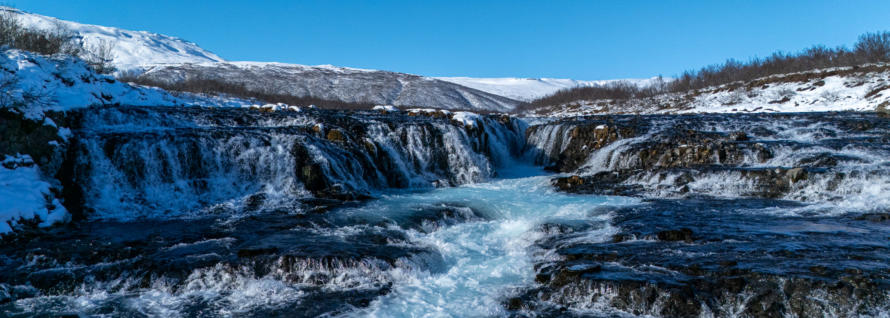 Bruarfoss im Winter
