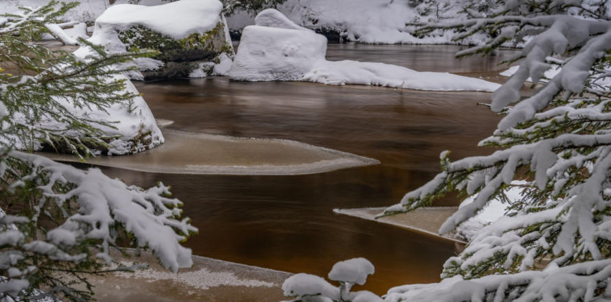 Kamp im Winter