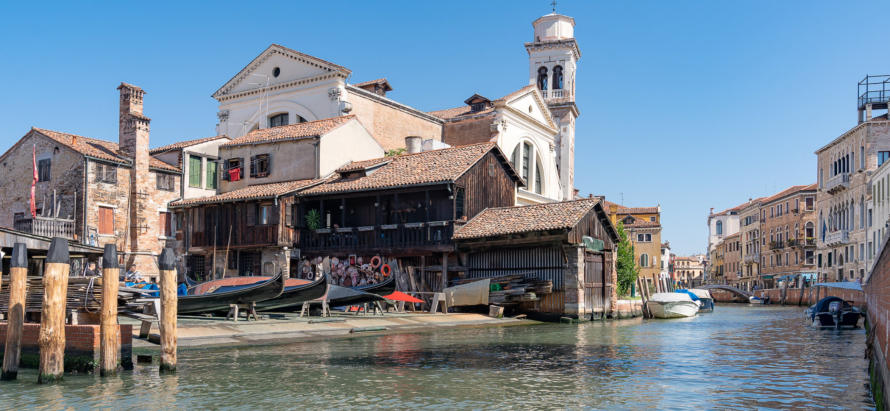 Historische Werft bei San Trovaso
