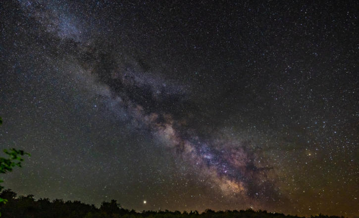 Milchstraße über den Plitvicer Seen