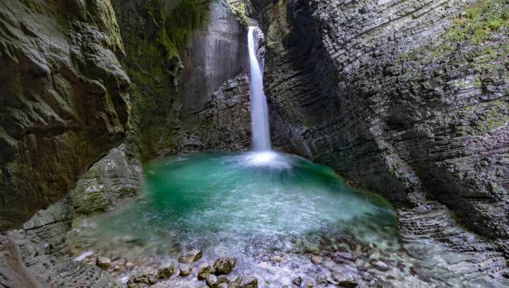 Kozjak Wasserfall