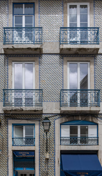 Azulejos an Hausfassade