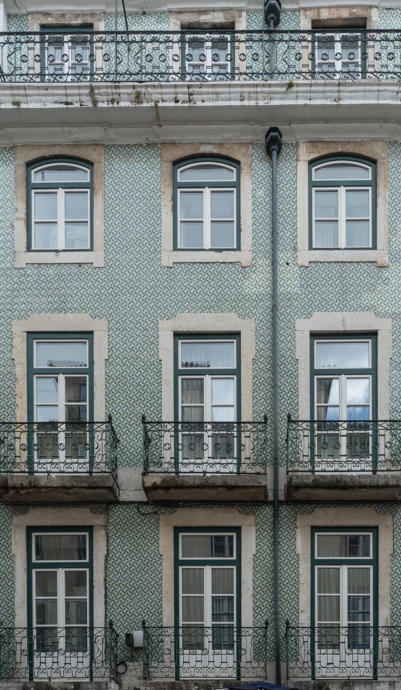 Azulejos an Hausfassade