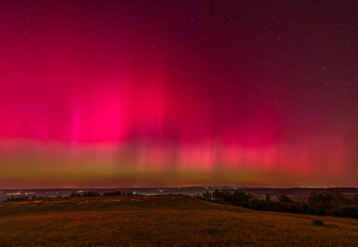 Polarlichter im Weinviertel Mai 2025
