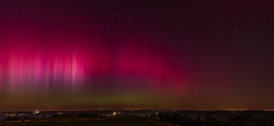 Polarlichter im Weinviertel Mai 2025